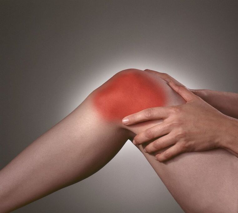 Fait le genou avec l'arthrose