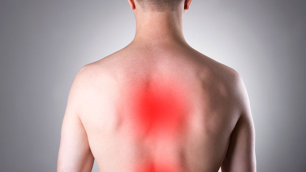 Maux de dos dus à l'ostéochondrose